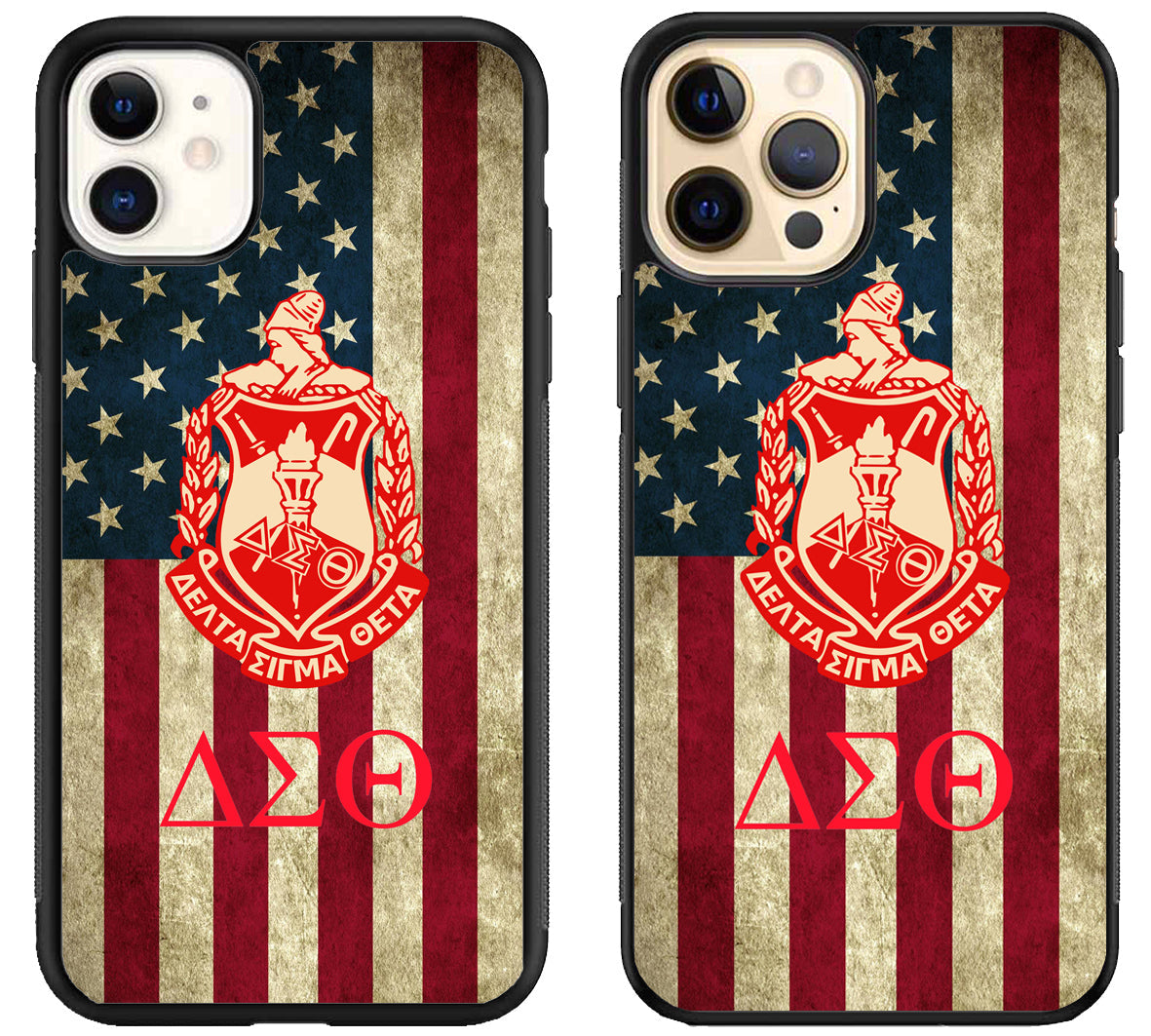 Delta Sigma Theta Flag iPhone 12 | 12 Mini | 12 Pro | 12 Pro Max Case