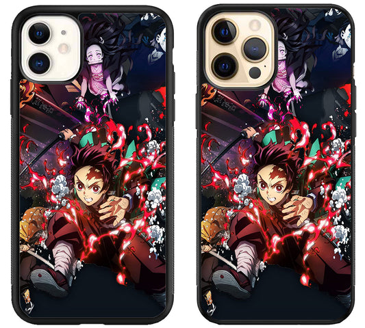 Demon Slayer Background iPhone 12 | 12 Mini | 12 Pro | 12 Pro Max Case