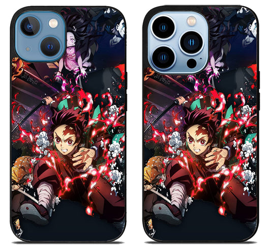 Demon Slayer Background iPhone 13 | 13 Mini | 13 Pro | 13 Pro Max Case
