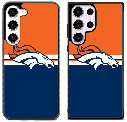 Denver Broncos Striped Samsung Galaxy S23 | S23+ | S23 Ultra Case