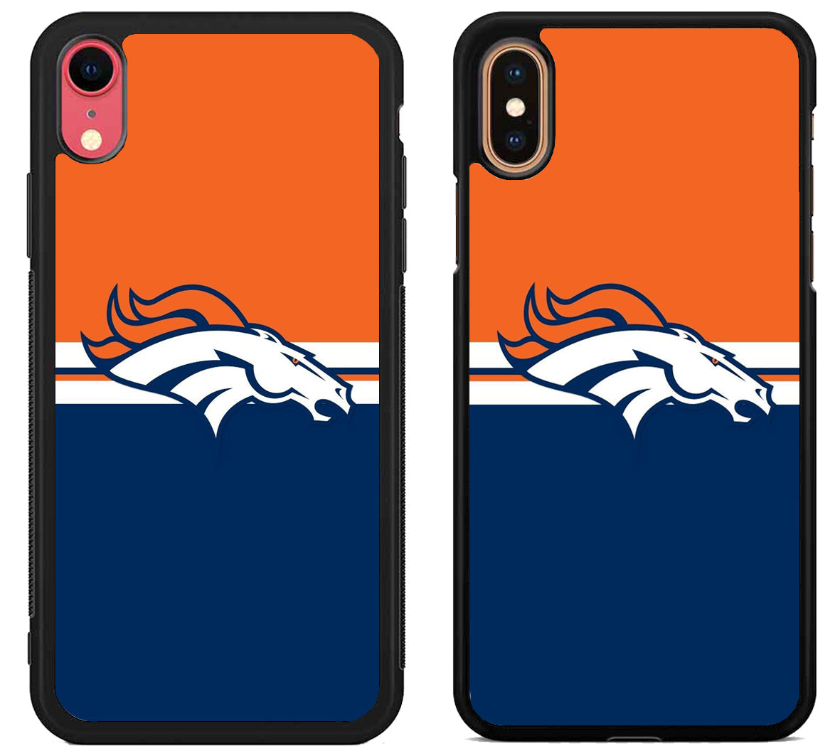 Denver Broncos Color Striped iPhone X | XS | XR | XS Max Case