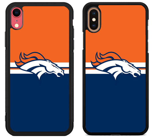 Denver Broncos Color Striped iPhone X | XS | XR | XS Max Case