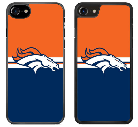 Denver Broncos Color Striped iPhone SE 2020 | iPhone SE 2022 Case
