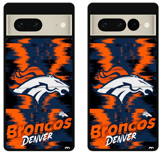Denver Broncos Colorfull Google Pixel 7 | 7 Pro Case