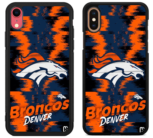 Denver Broncos Cover Colorfull iPhone X | Xs | Xr | Xs Max Case