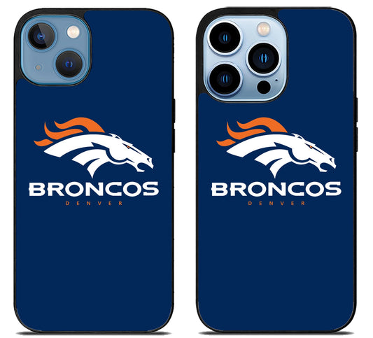 Denver Broncos Logo Blue iPhone 13 | 13 Mini | 13 Pro | 13 Pro Max Case