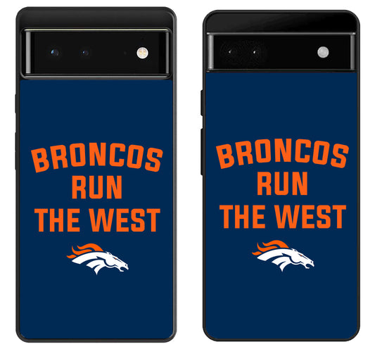 Denver Broncos Run The West Google Pixel 6 | 6A | 6 Pro Case