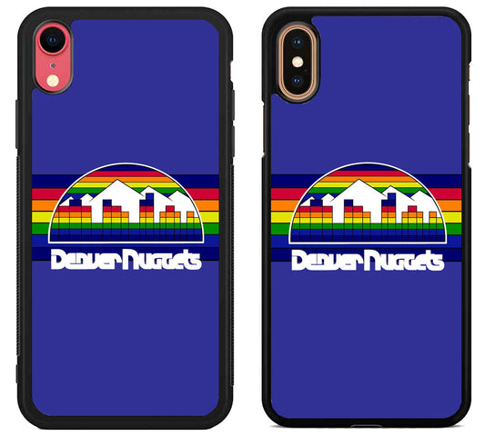 Denver Nuggets Logo Striped iPhone X | XS | XR | XS Max Case