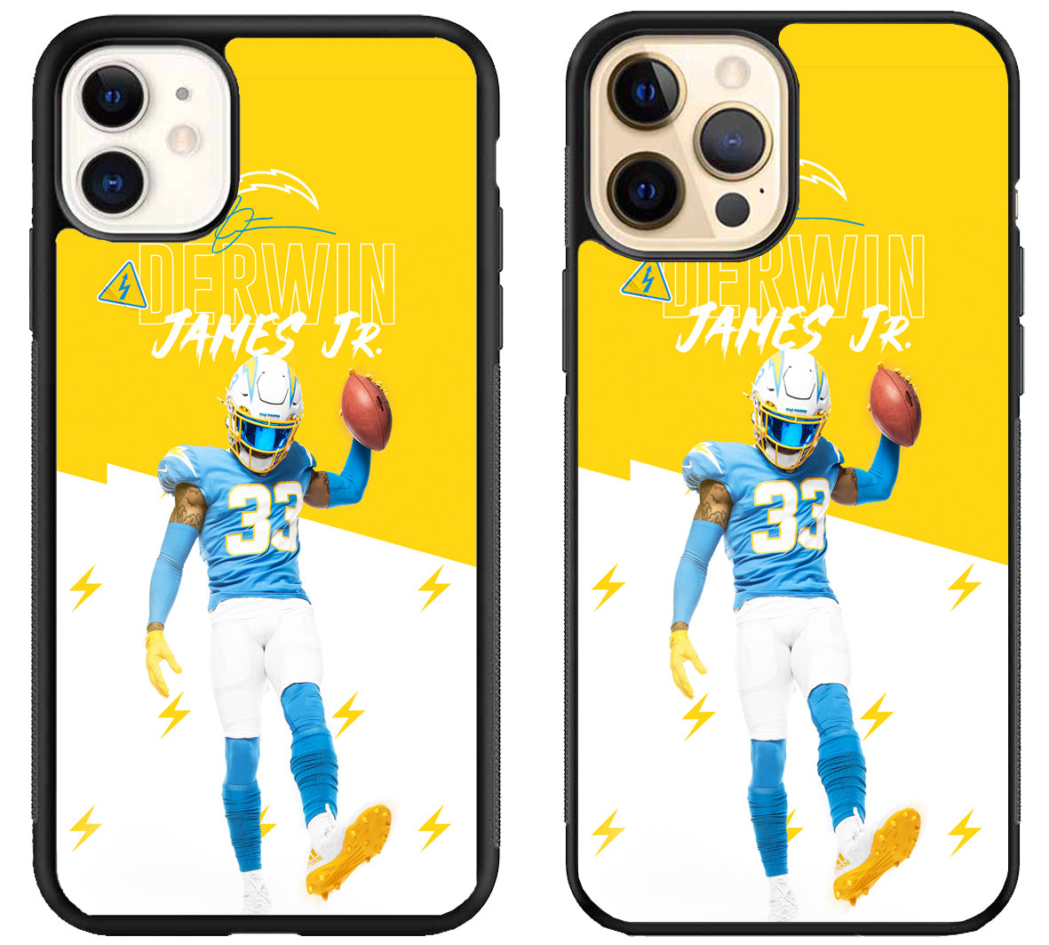 Derwin James Jr Los Angeles Chargers iPhone 12 | 12 Mini | 12 Pro | 12 Pro Max Case