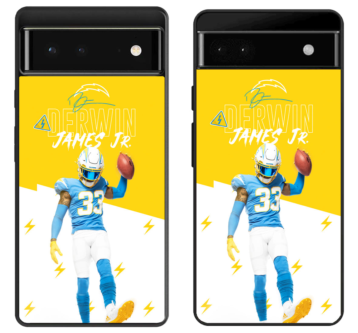 Derwin James Jr Los Angeles Chargers Google Pixel 6 | 6A | 6 Pro Case