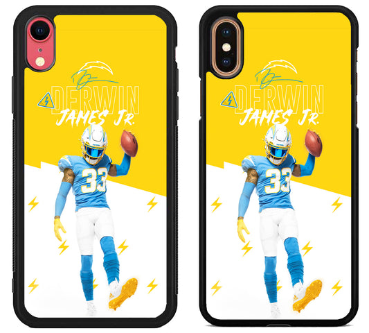 Derwin James Jr Los Angeles Chargers iPhone X | Xs | Xr | Xs Max Case