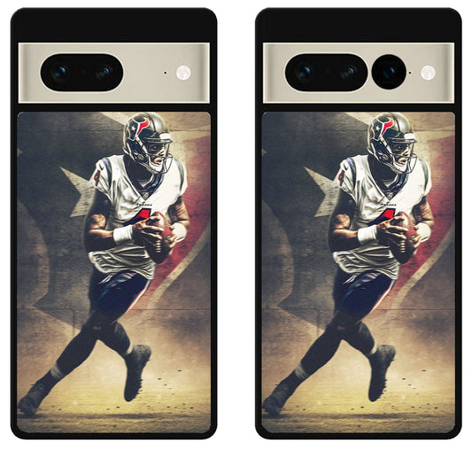 Deshaun Watson Texans Artwork Google Pixel 7 | 7 Pro Case