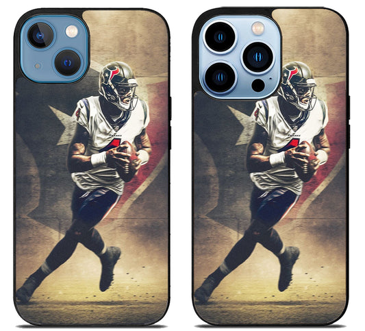 Deshaun Watson Texans Artwork iPhone 13 | 13 Mini | 13 Pro | 13 Pro Max Case