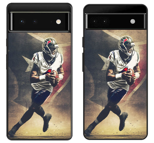 Deshaun Watson Texans Cover Google Pixel 6 | 6A | 6 Pro Case