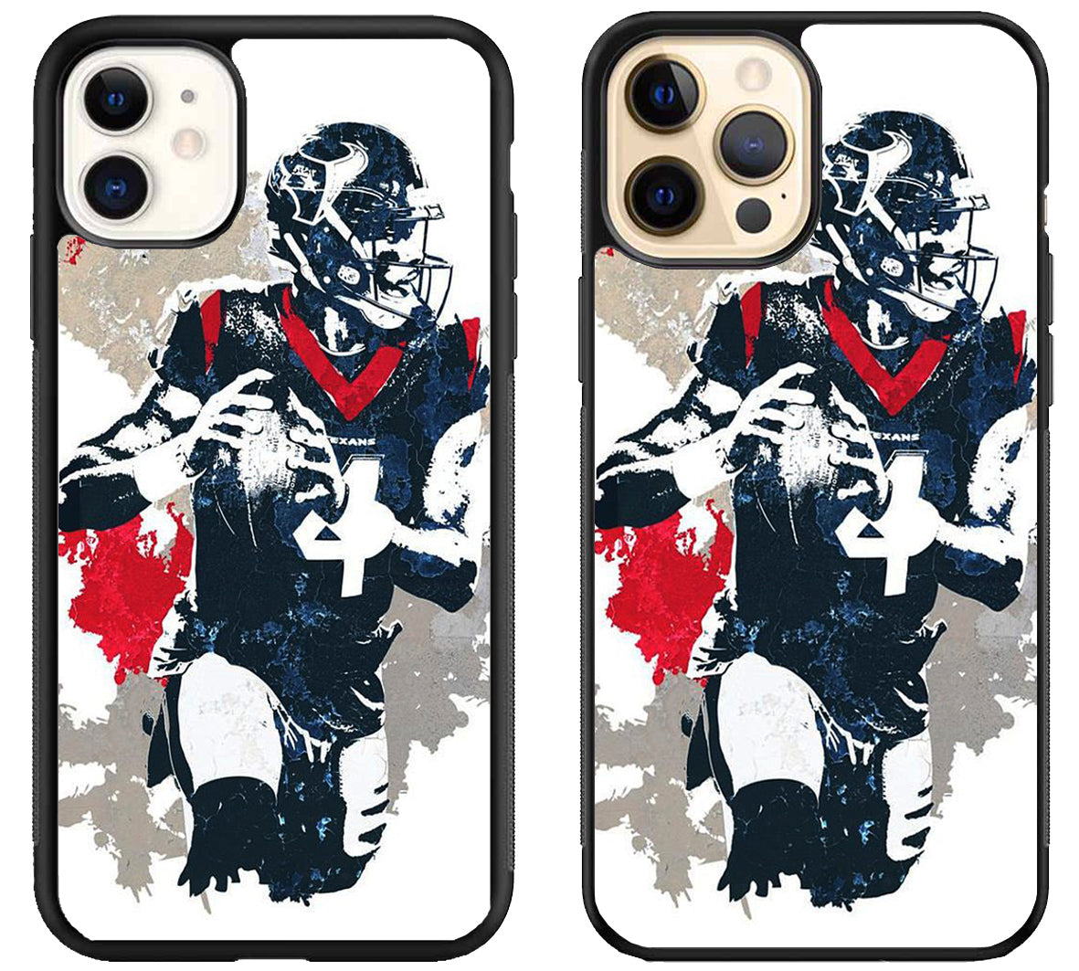 Deshaun watson Texans Artwork iPhone 12 | 12 Mini | 12 Pro | 12 Pro Max Case