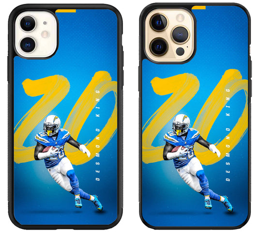 Desmond King Los Angeles Chargers iPhone 12 | 12 Mini | 12 Pro | 12 Pro Max Case