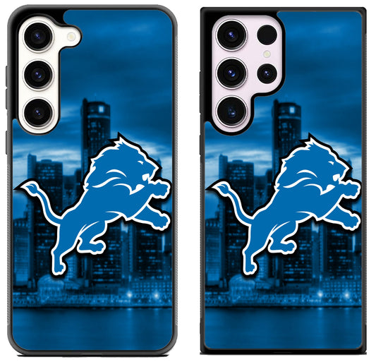 Detroit Lions Background Samsung Galaxy S23 | S23+ | S23 Ultra Case