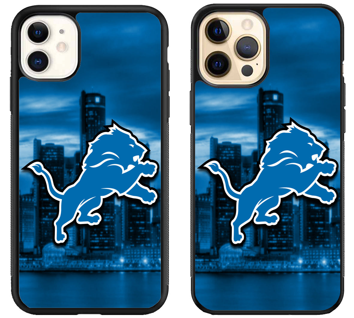 Detroit Lions Background iPhone 12 | 12 Mini | 12 Pro | 12 Pro Max Case