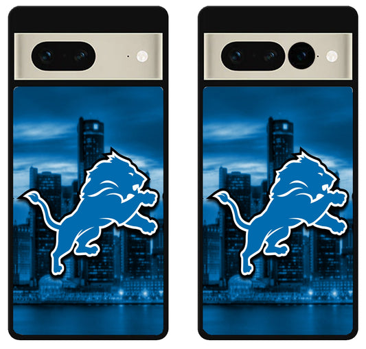 Detroit Lions Background Google Pixel 7 | 7 Pro Case