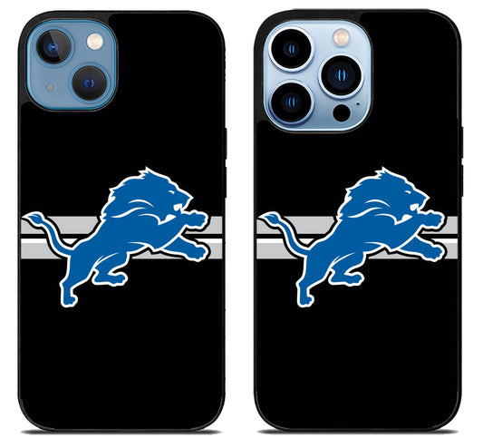 Detroit Lions Black iPhone 13 | 13 Mini | 13 Pro | 13 Pro Max Case