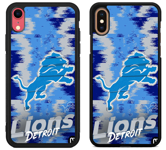 Detroit Lions Colorfull iPhone X | Xs | Xr | Xs Max Case