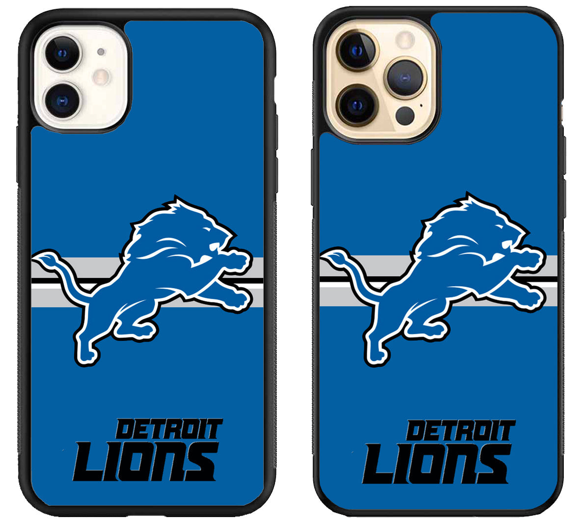 Detroit Lions Logo iPhone 12 | 12 Mini | 12 Pro | 12 Pro Max Case