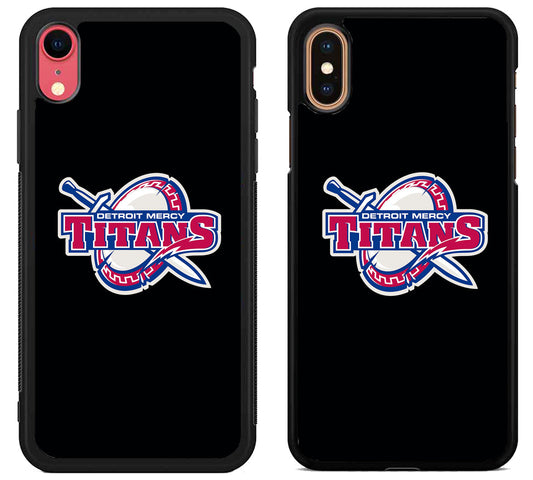 Detroit Mercy Titans Black iPhone X | Xs | Xr | Xs Max Case