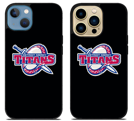 Detroit Mercy Titans Black iPhone 14 | 14 Plus | 14 Pro | 14 Pro Max Case