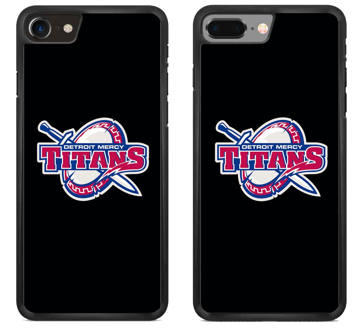 Detroit Mercy Titans Black iPhone 8 | iPhone 8 Plus Case