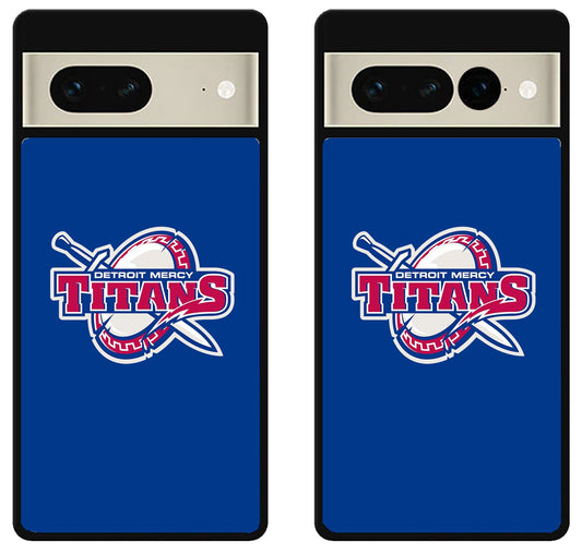 Detroit Mercy Titans Blue Google Pixel 7 | 7 Pro Case
