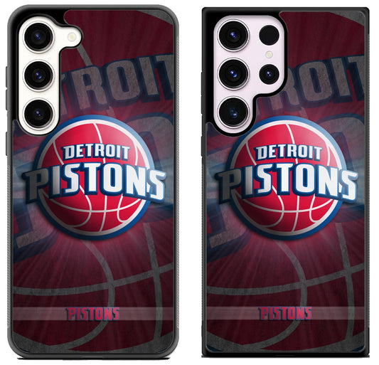 Detroit Pistons Background Samsung Galaxy S23 | S23+ | S23 Ultra Case