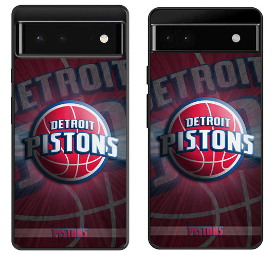 Detroit Pistons Background Google Pixel 6 | 6A | 6 Pro Case