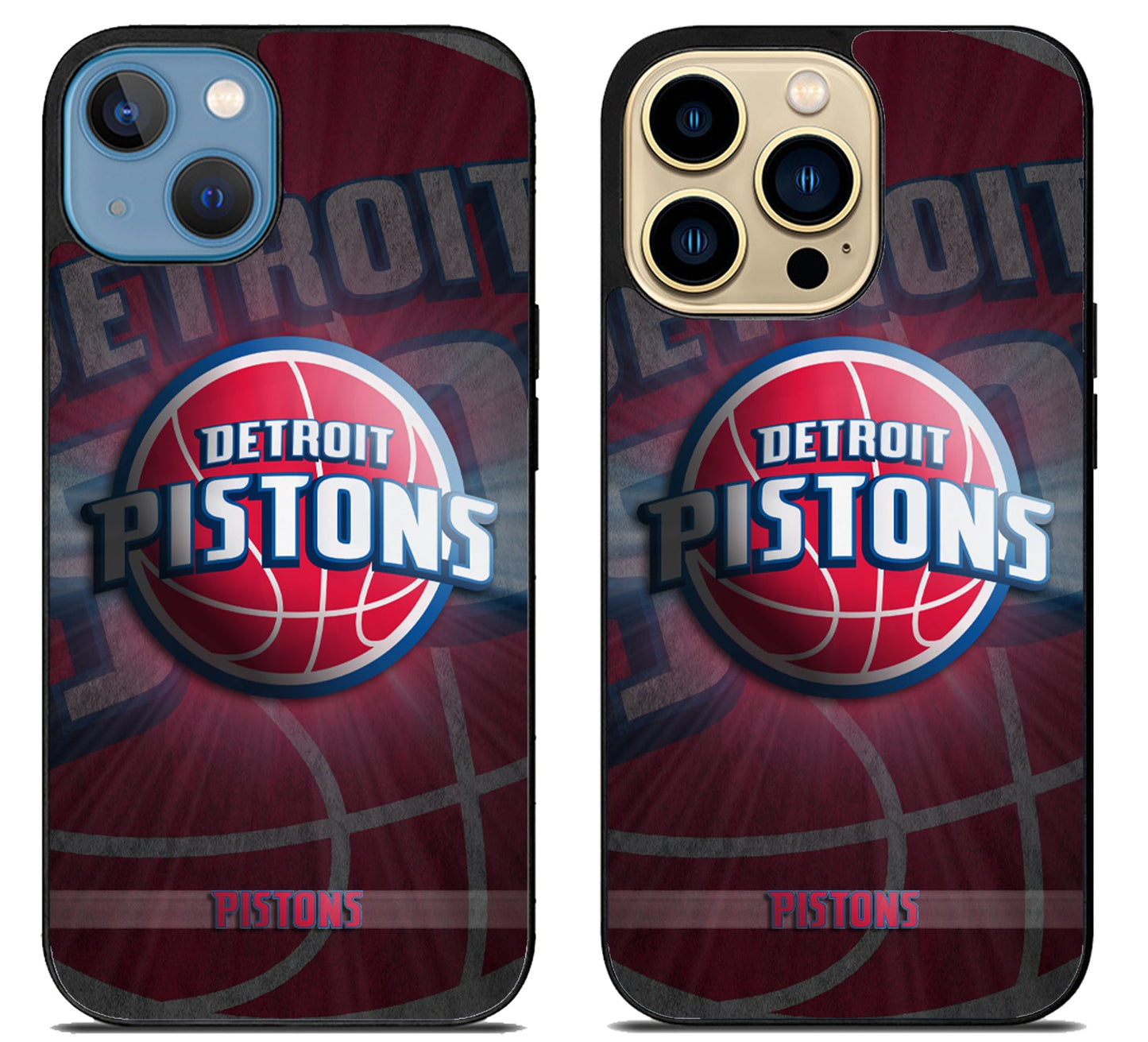 Detroit Pistons Background iPhone 14 | 14 Plus | 14 Pro | 14 Pro Max Case