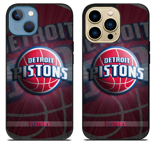 Detroit Pistons Background iPhone 14 | 14 Plus | 14 Pro | 14 Pro Max Case