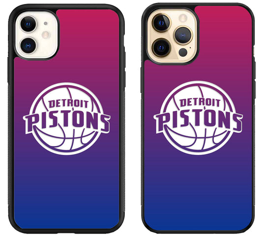 Detroit Pistons Basketball Logo iPhone 12 | 12 Mini | 12 Pro | 12 Pro Max Case