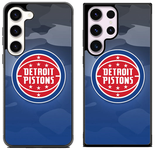Detroit Pistons Camo Samsung Galaxy S23 | S23+ | S23 Ultra Case