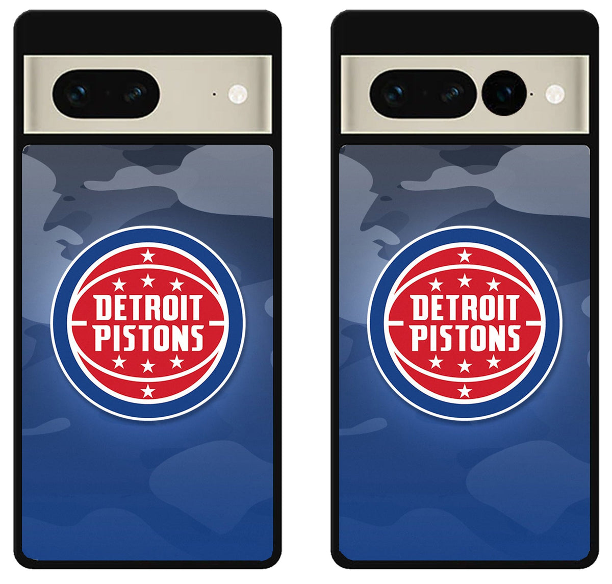 Detroit Pistons Camo Google Pixel 7 | 7 Pro Case
