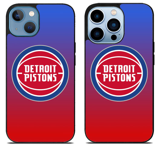 Detroit Pistons Logo Color iPhone 13 | 13 Mini | 13 Pro | 13 Pro Max Case