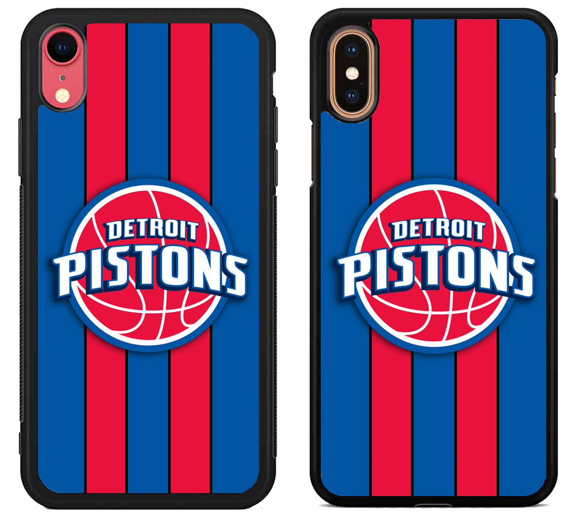 Detroit Pistons Striped iPhone X | XS | XR | XS Max Case