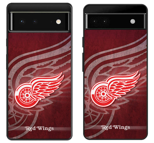 Detroit Red Wings Background Google Pixel 6 | 6A | 6 Pro Case