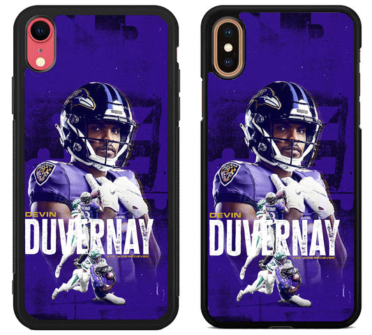 Devin Duvernay Baltimore Ravens iPhone X | Xs | Xr | Xs Max Case