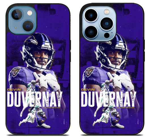 Devin Duvernay Baltimore Ravens iPhone 13 | 13 Mini | 13 Pro | 13 Pro Max Case