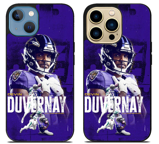 Devin Duvernay Baltimore Ravens iPhone 14 | 14 Plus | 14 Pro | 14 Pro Max Case