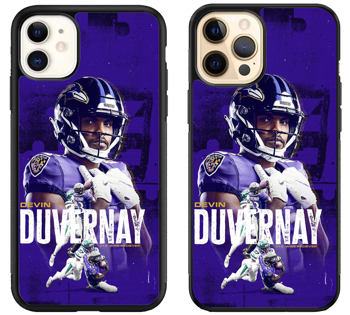 Devin Duvernay Baltimore Ravens iPhone 12 | 12 Mini | 12 Pro | 12 Pro Max Case