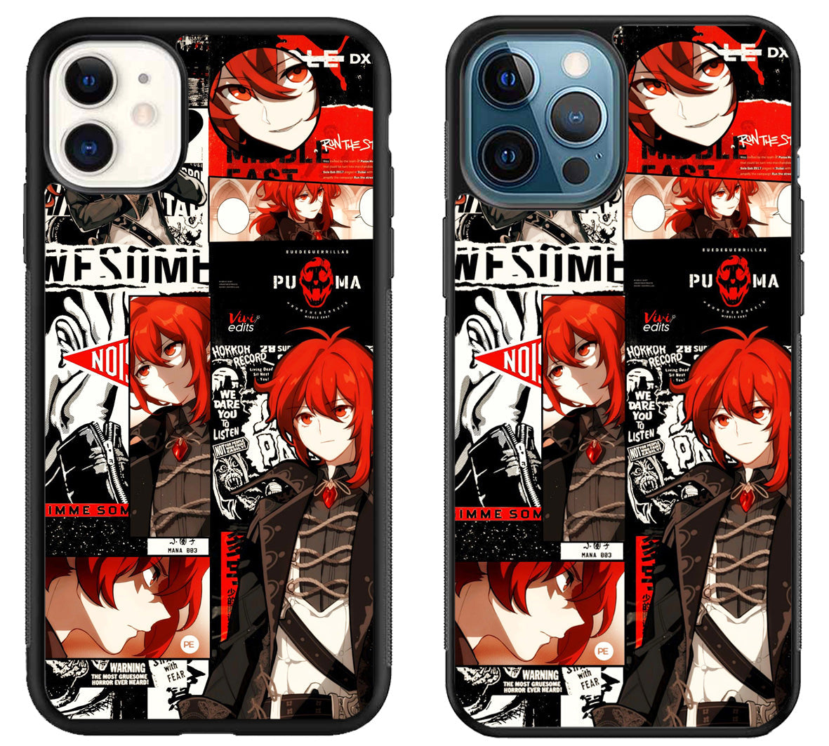 Diluc Collage Genshin Impact Collage iPhone 11 | 11 Pro | 11 Pro Max Case