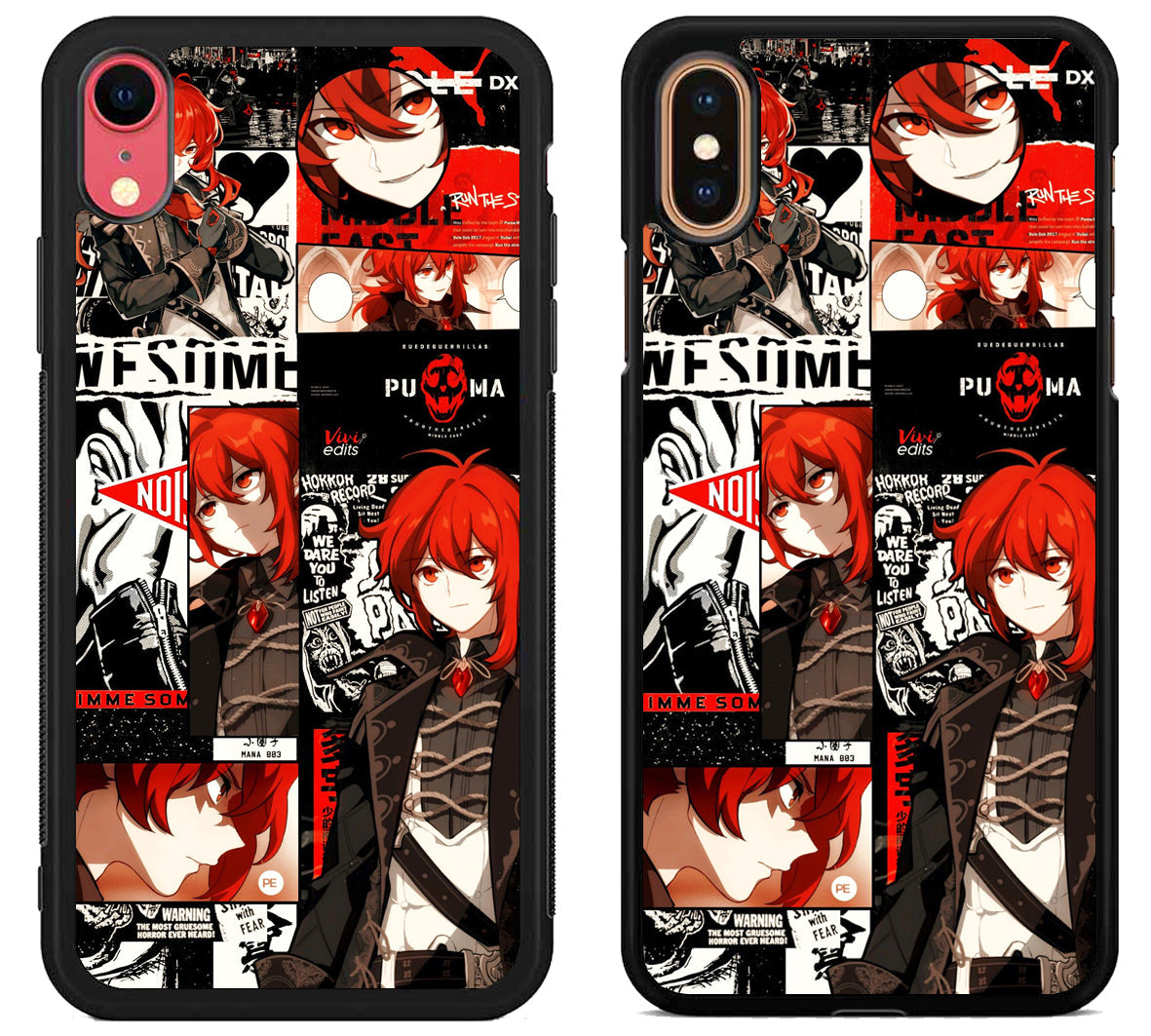 Diluc Collage Genshin Impact Collage iPhone X | Xs | Xr | Xs Max Case