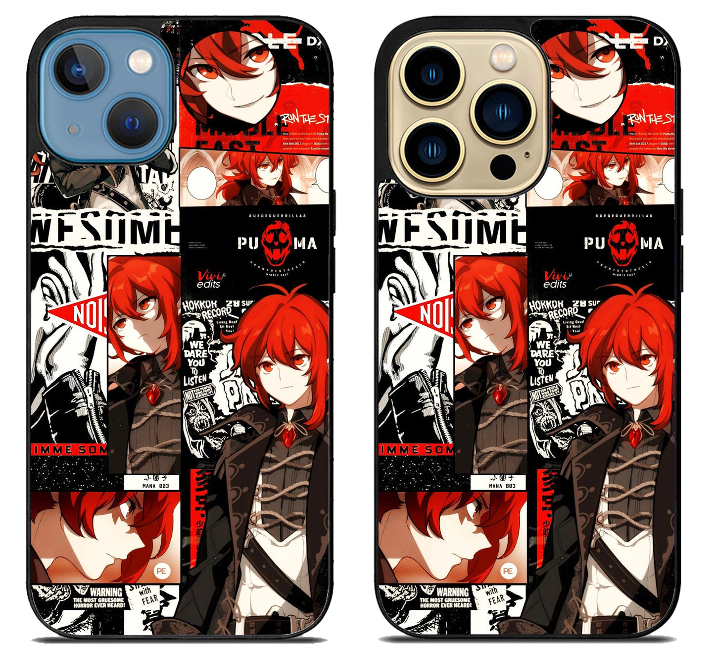 Diluc Collage Genshin Impact Collage iPhone 14 | 14 Plus | 14 Pro | 14 Pro Max Case