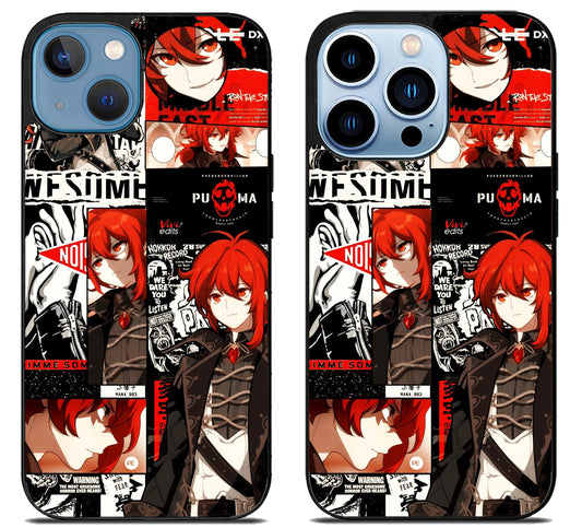 Diluc Collage Genshin Impact Collage iPhone 13 | 13 Mini | 13 Pro | 13 Pro Max Case