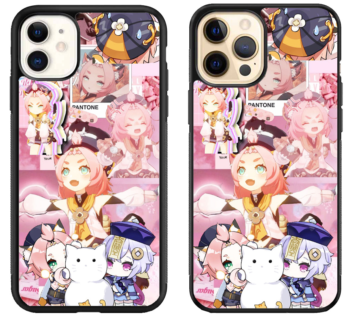 Diona Genshin Impact Collage iPhone 12 | 12 Mini | 12 Pro | 12 Pro Max Case