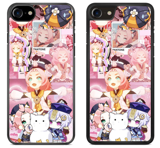 Diona Genshin Impact Collage iPhone SE 2020 | iPhone SE 2022 Case